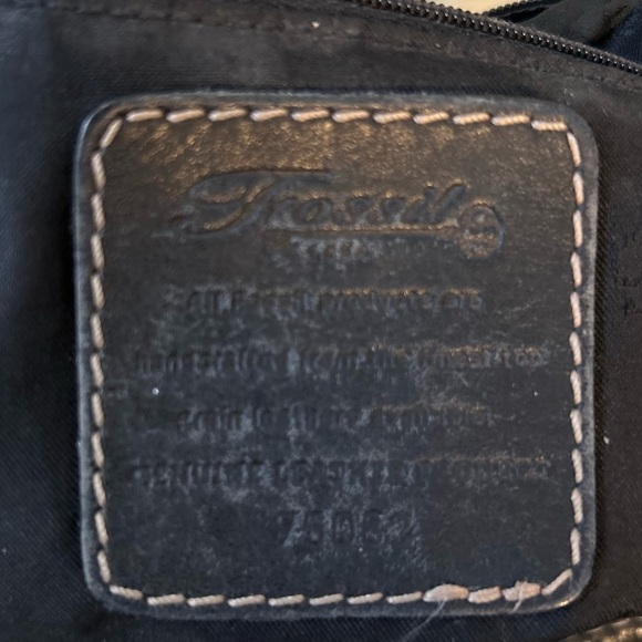 Vintage fossil leather shoulder bag Y2K ERA - Picture 2 of 6